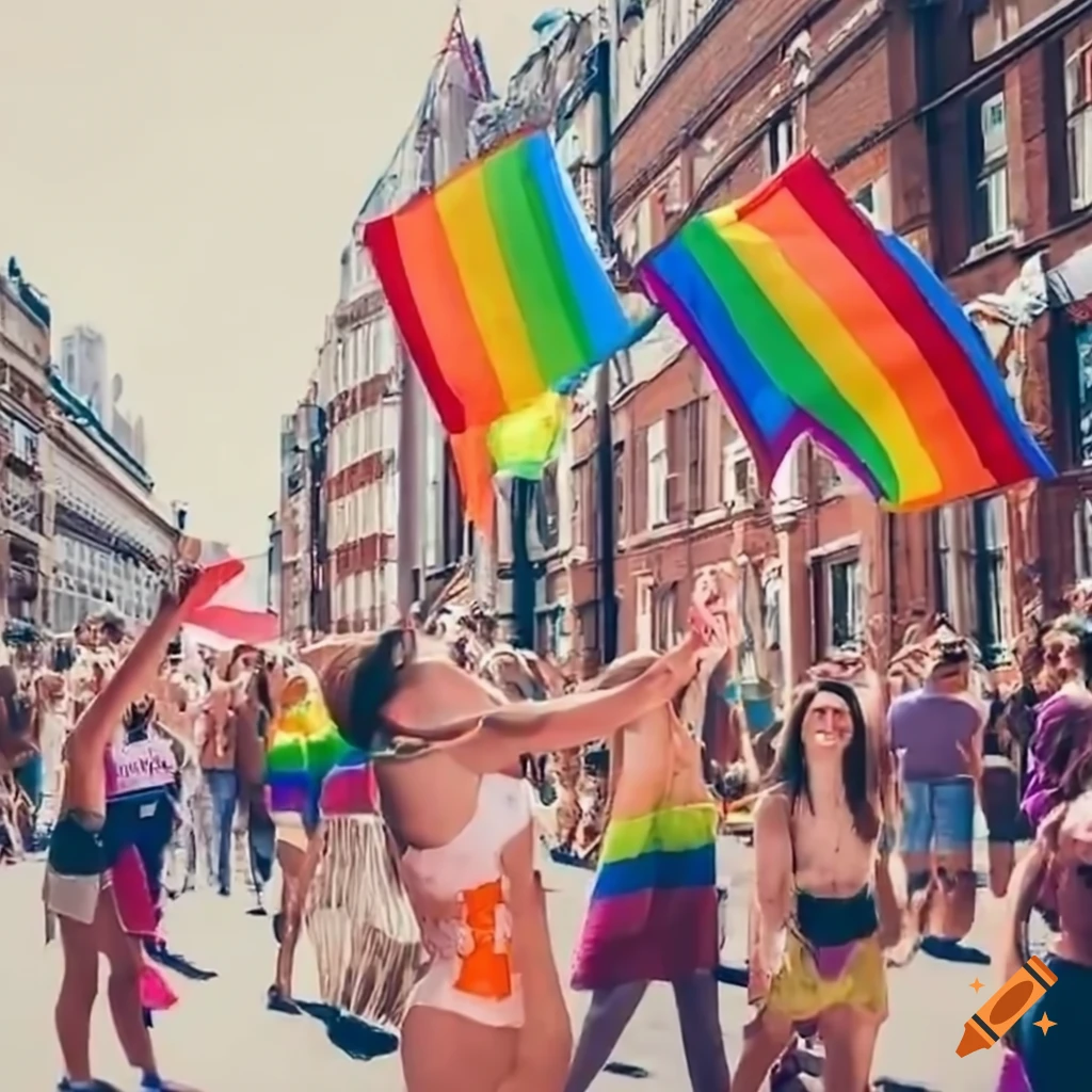 a-pride-parade-consisting-of-different-people-holding-rainbow-and-trans