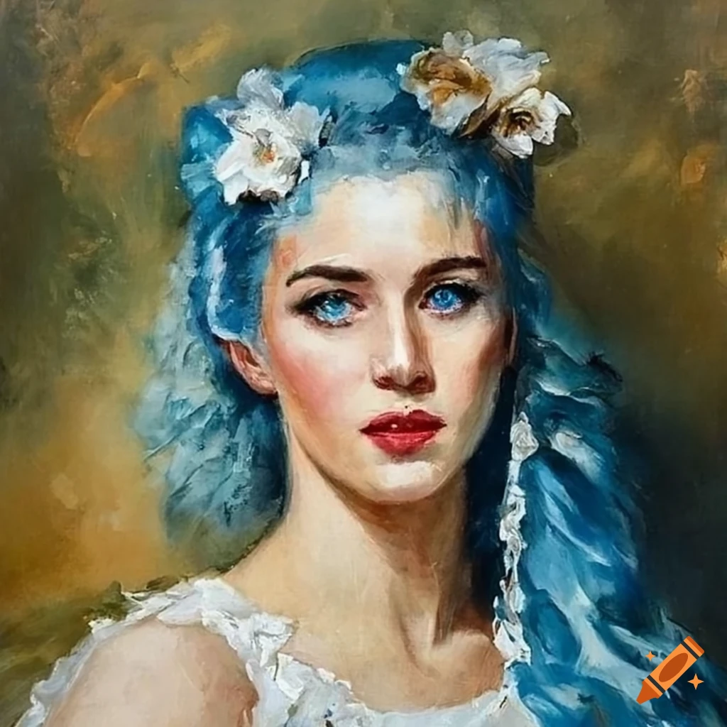 Beautiful close up portrait of a beautiful woman with highly defined