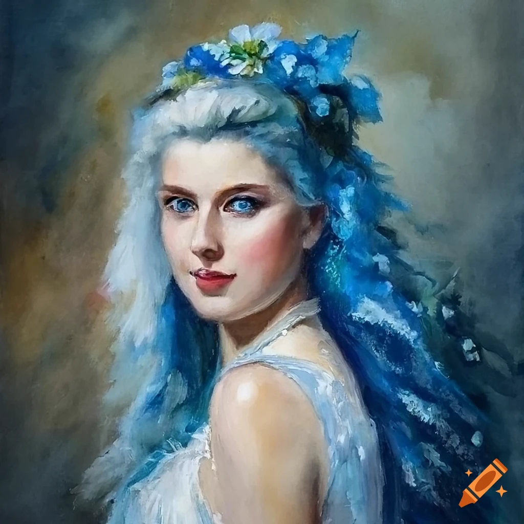 Beautiful close up portrait of a beautiful woman with highly defined