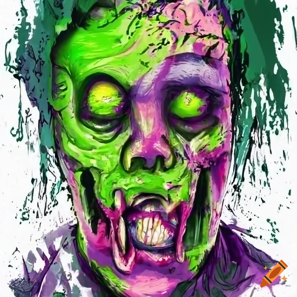 zombies drawing color