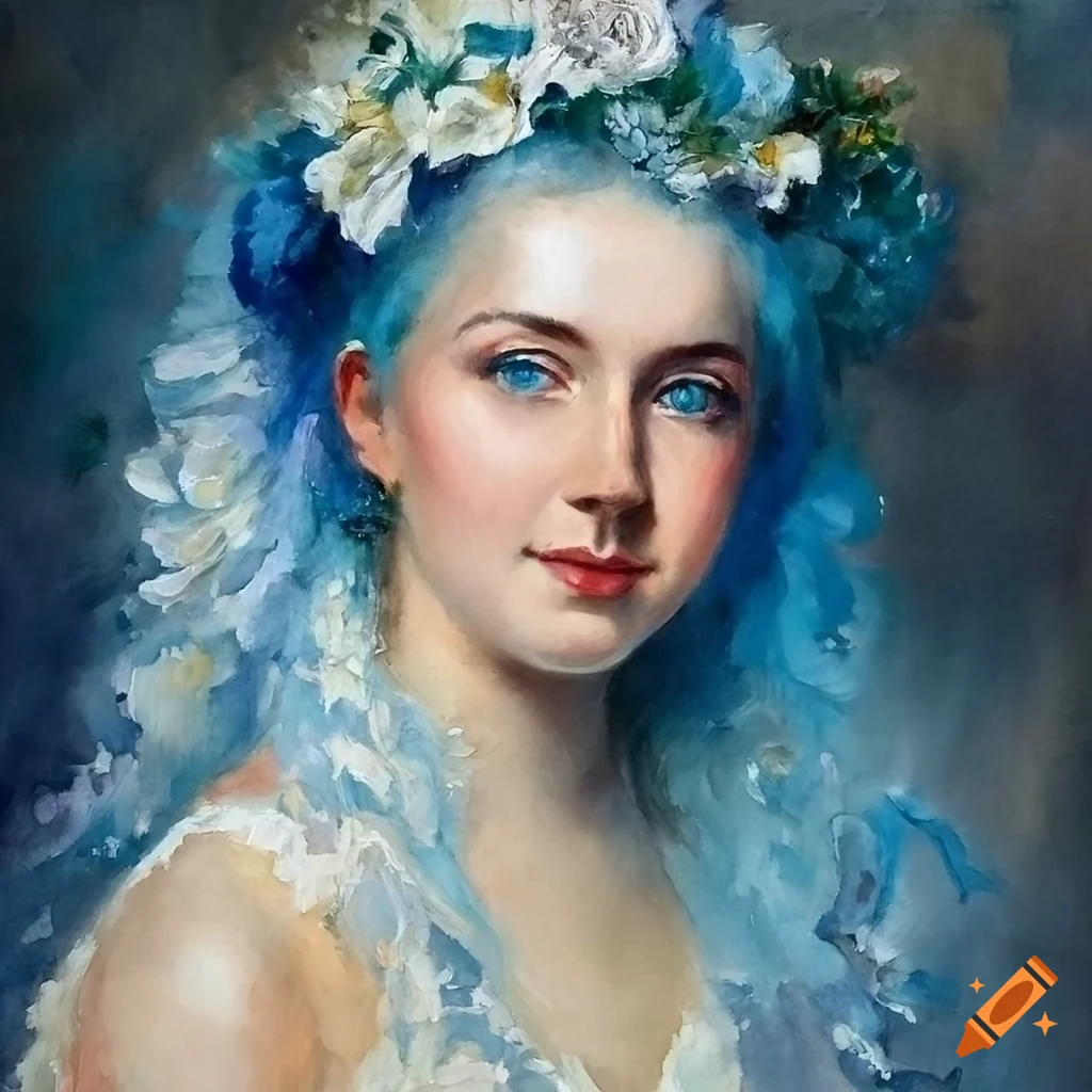 Beautiful close up portrait of a beautiful woman with highly defined