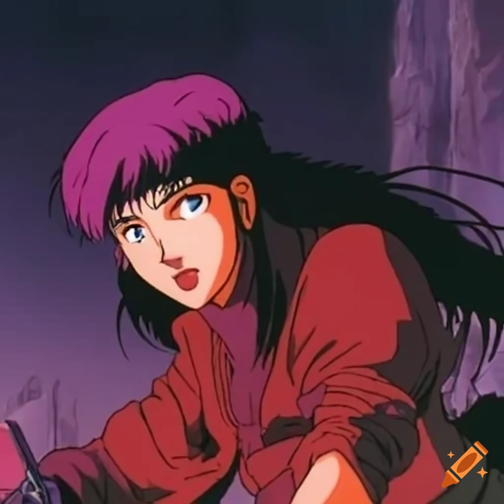 80-90's anime ova, female warrior nomad 'ghost in the shell' 'ninja scroll'  'vampire hunter d' 'nasuicaa' 'heavy metal