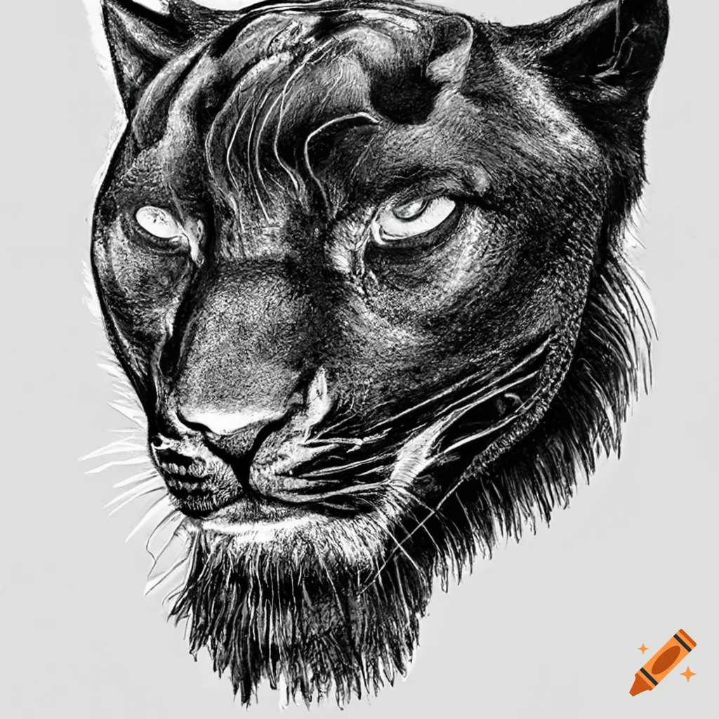 Panther Drawing - How To Draw A Panther Step By Step