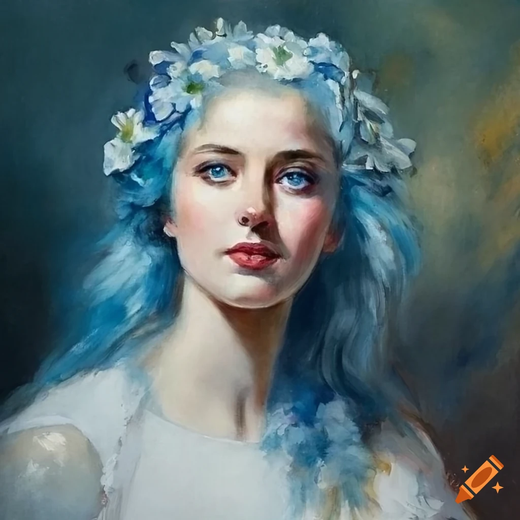 Beautiful close up portrait of a beautiful woman with highly defined