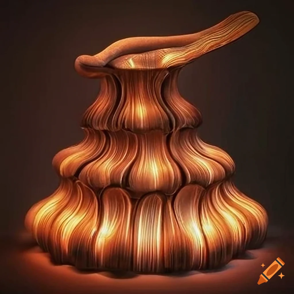 Hyperdefined details, visually stunning sculptural, intricately