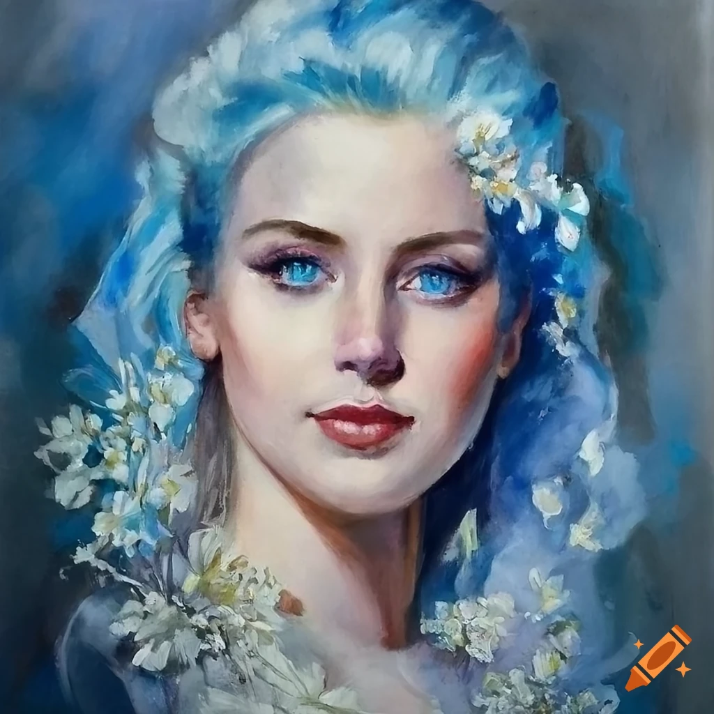 Beautiful close up portrait of a beautiful woman with highly defined