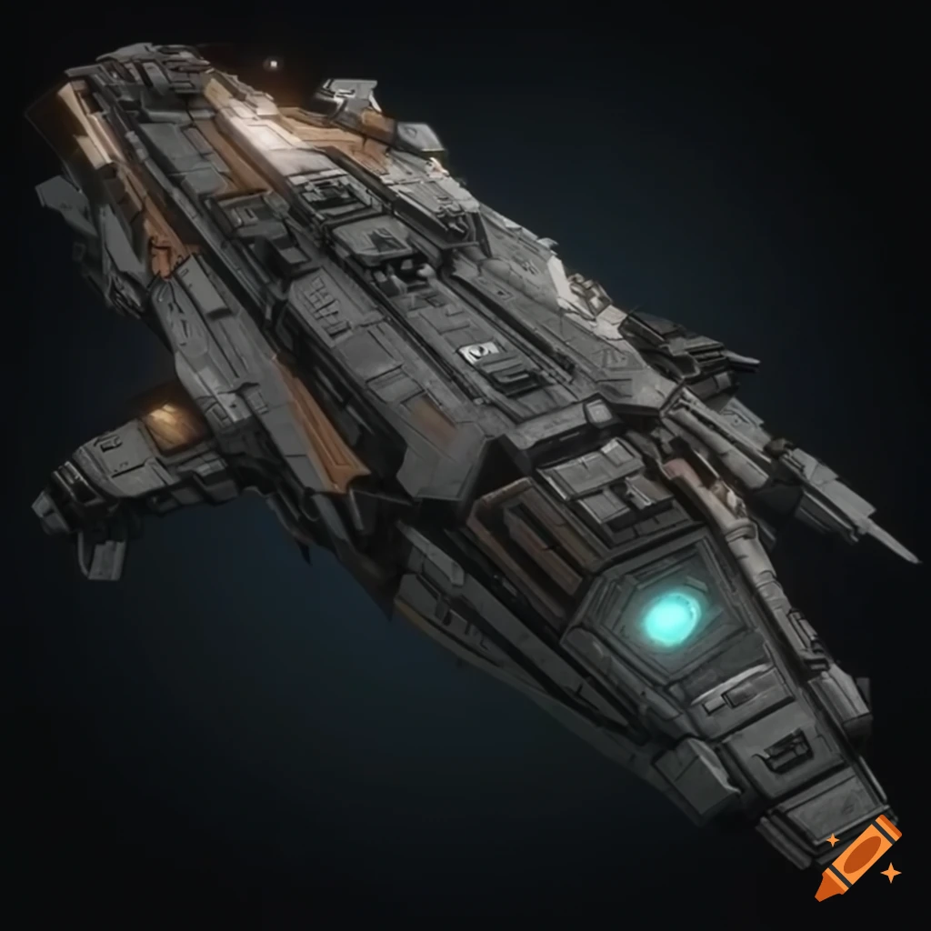 military space frigate