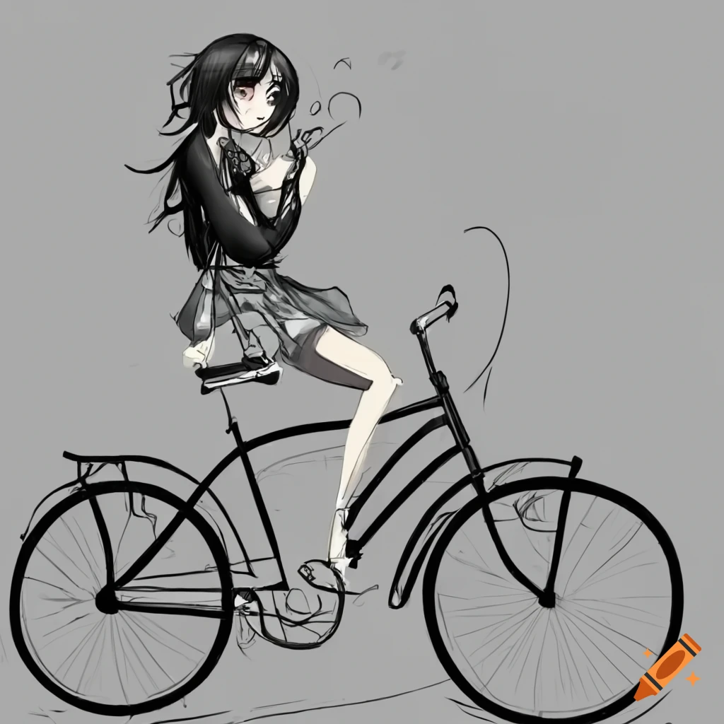 Anime bike wheel • Meanwhile in Japan