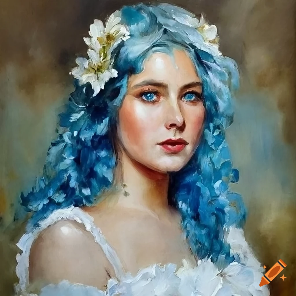 Beautiful close up portrait of a beautiful woman with highly defined