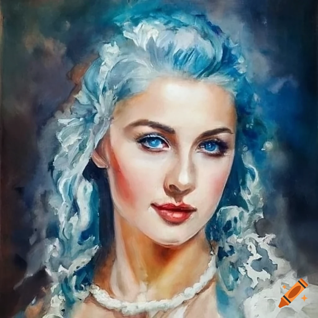 Beautiful close up portrait of a beautiful woman with highly defined