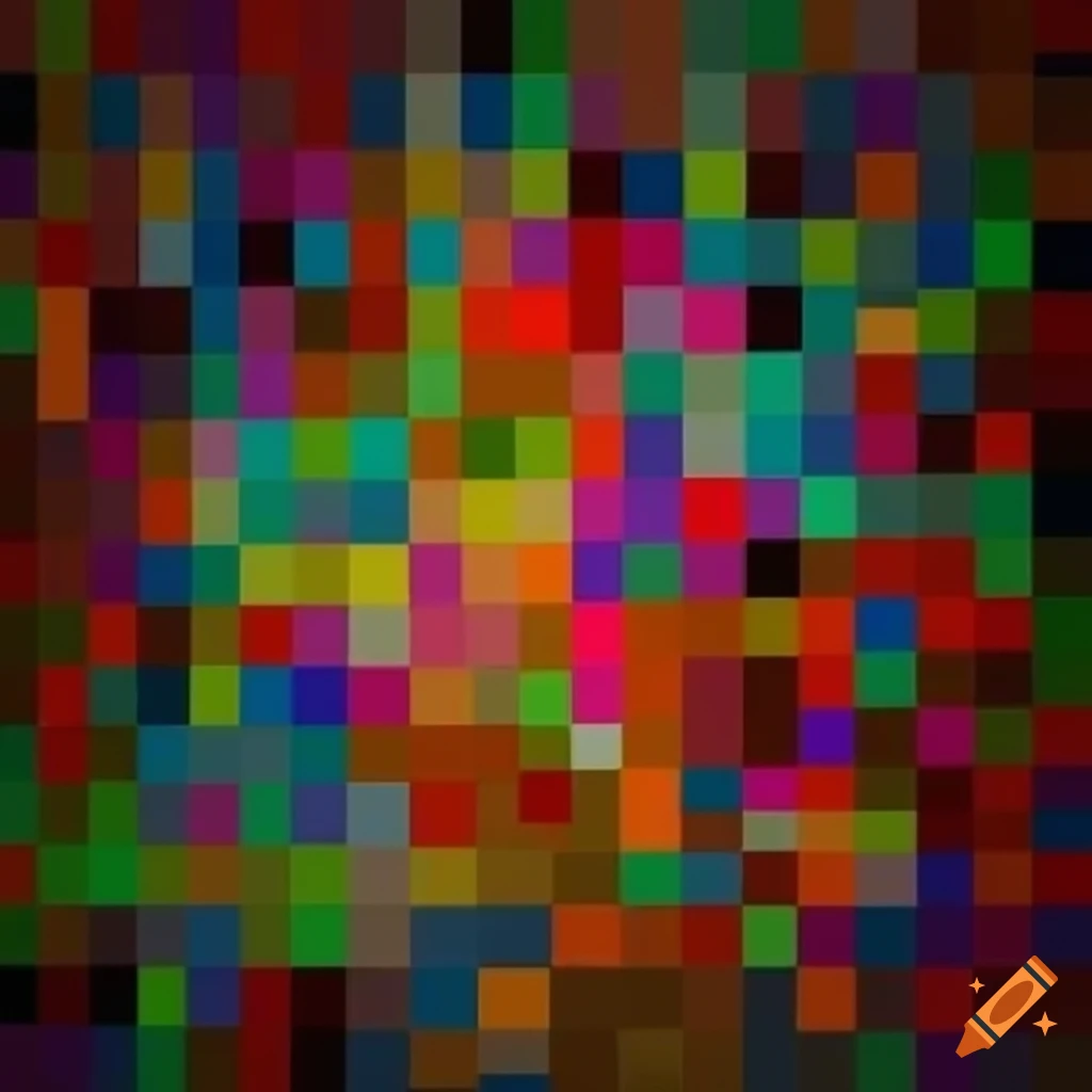 Pixel with random color