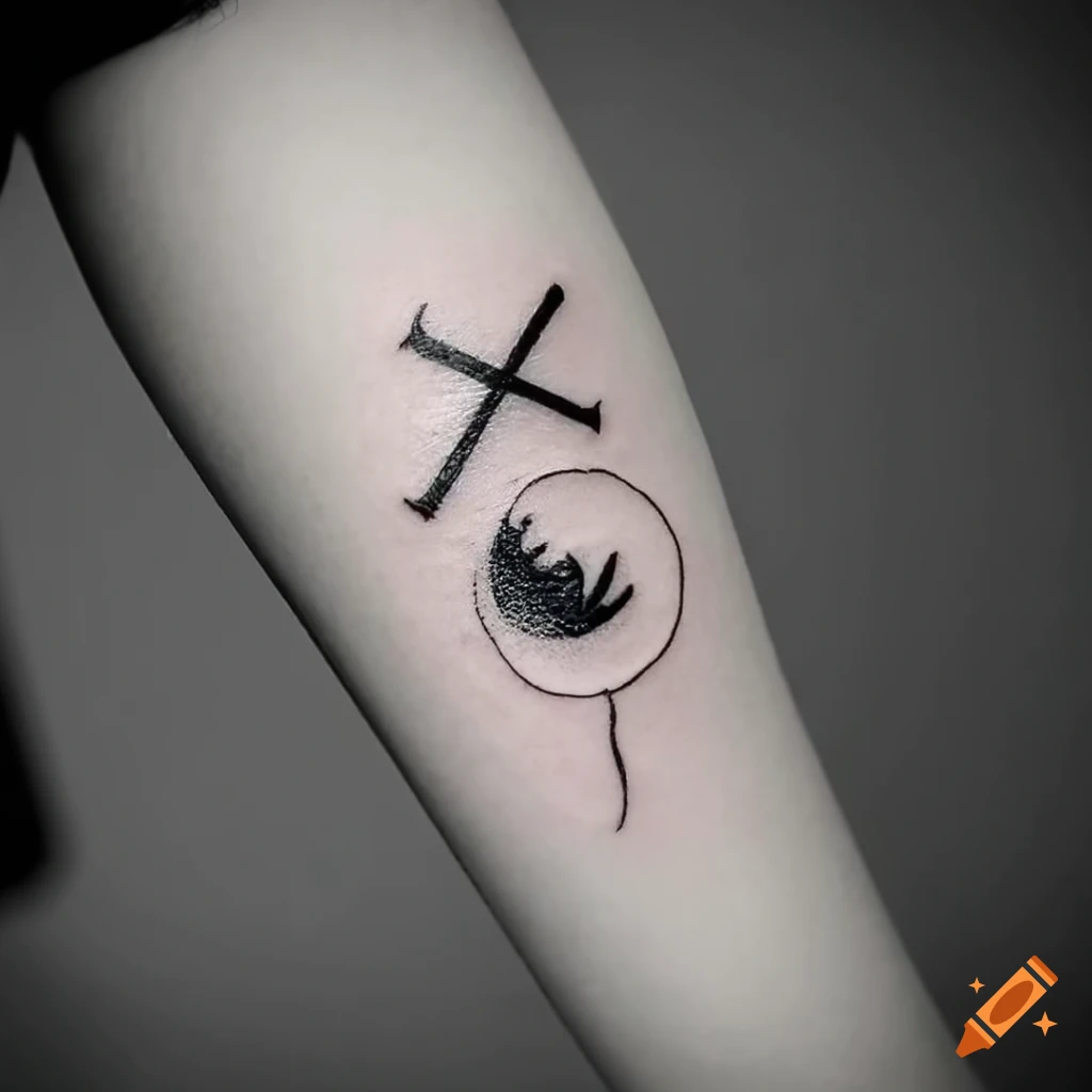How I Tattoo cross, sun rays, and clouds #tattoo #tattoos #tattooartis... |  Tattoo Art | TikTok