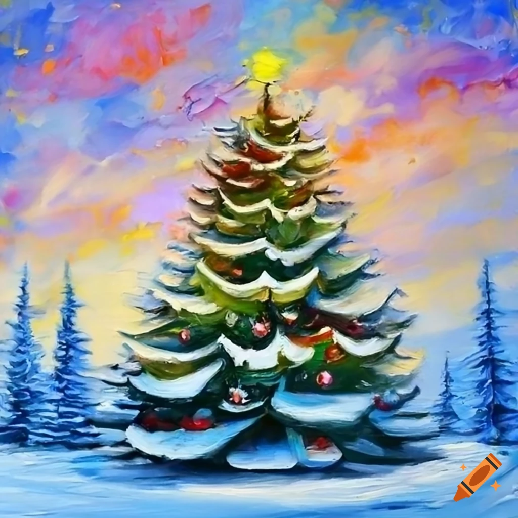 Easy! Christmas Drawing Ideas / Christmas Tree Drawing with Oil Pastel for  Beginners - Step by Ste… | Christmas tree drawing, Christmas drawing, Oil  pastel drawings