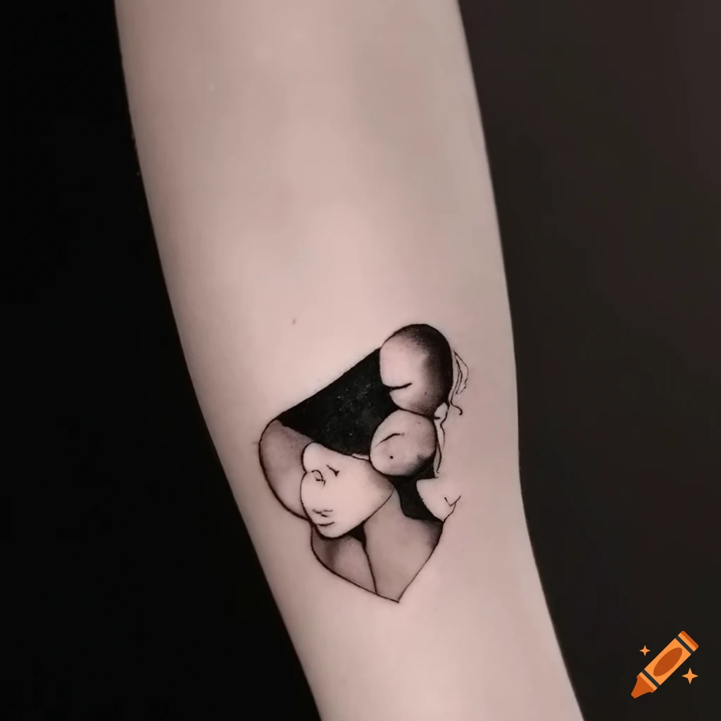 Cute minimalistic branch tattoo located on the elbow.