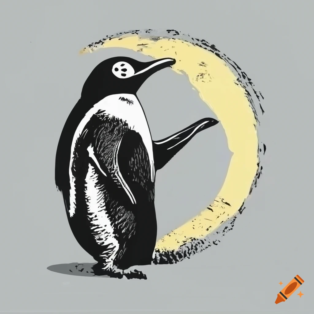 Illustration artistiques, Moin Pinguin