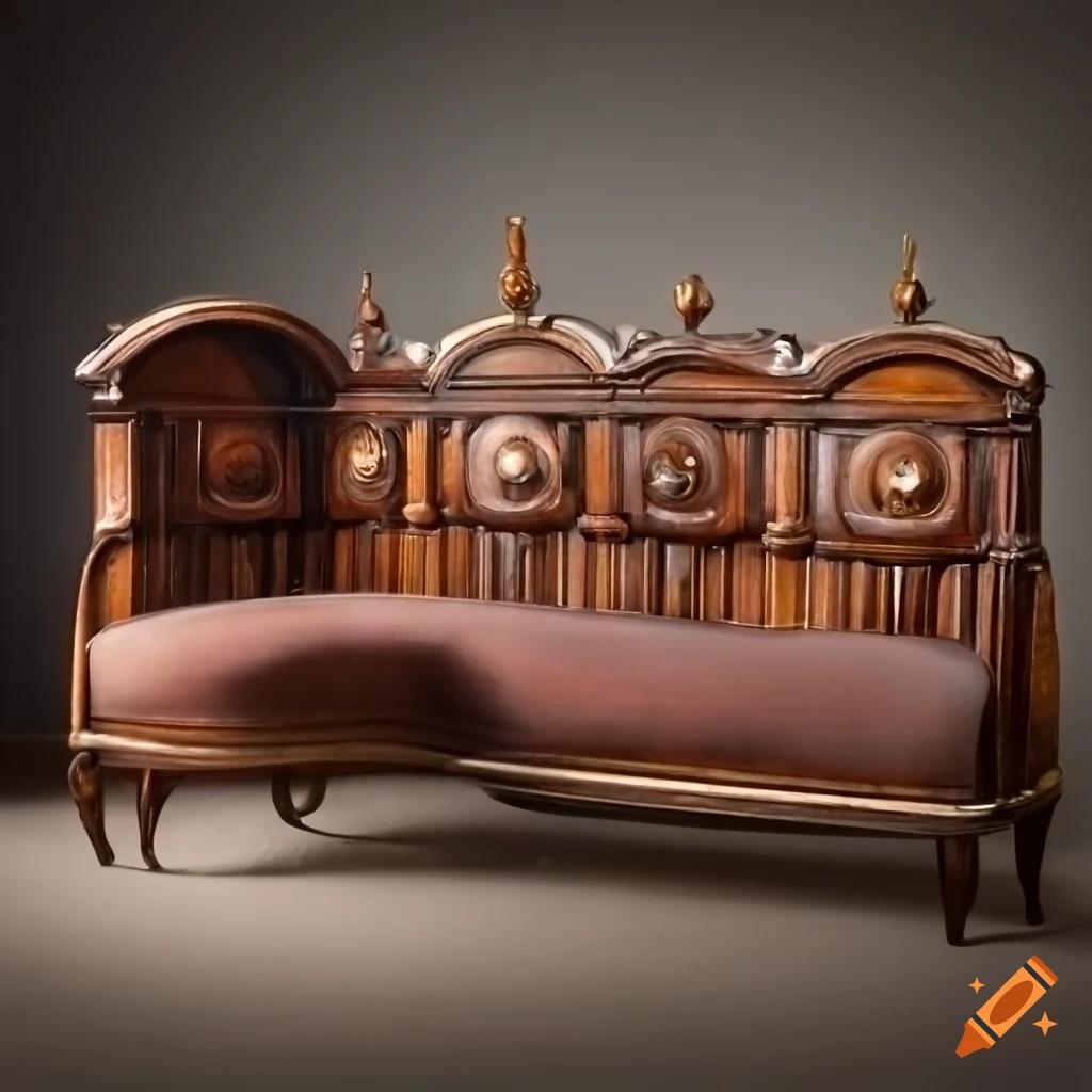 Vintage furniture restoration on Craiyon