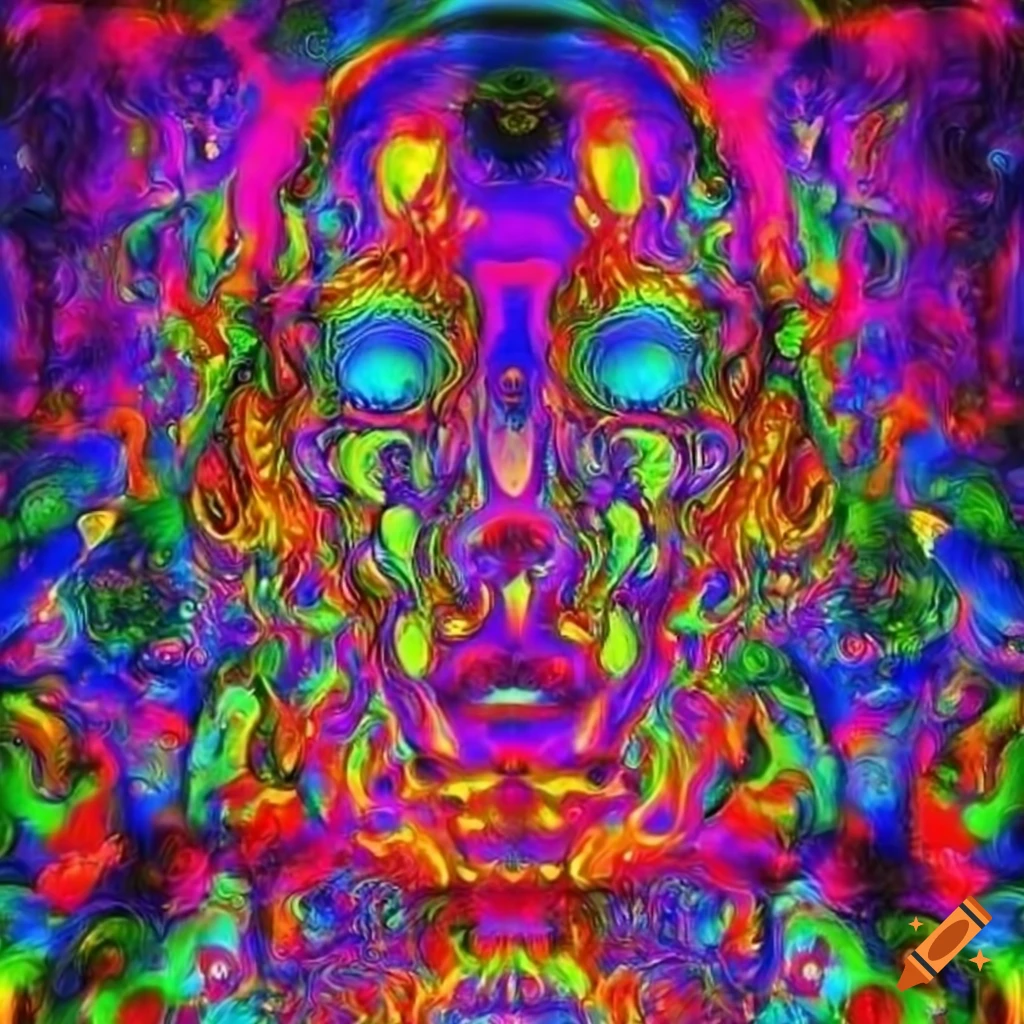 Dmt art style psychedelic beings