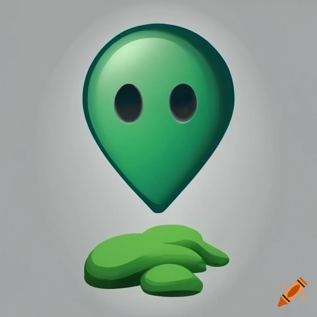 Clipart location emoji simple white background