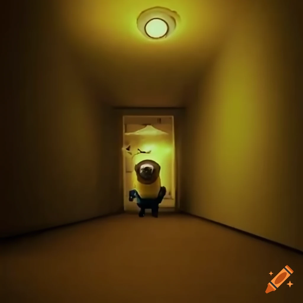 Minion monster backrooms, cctv
