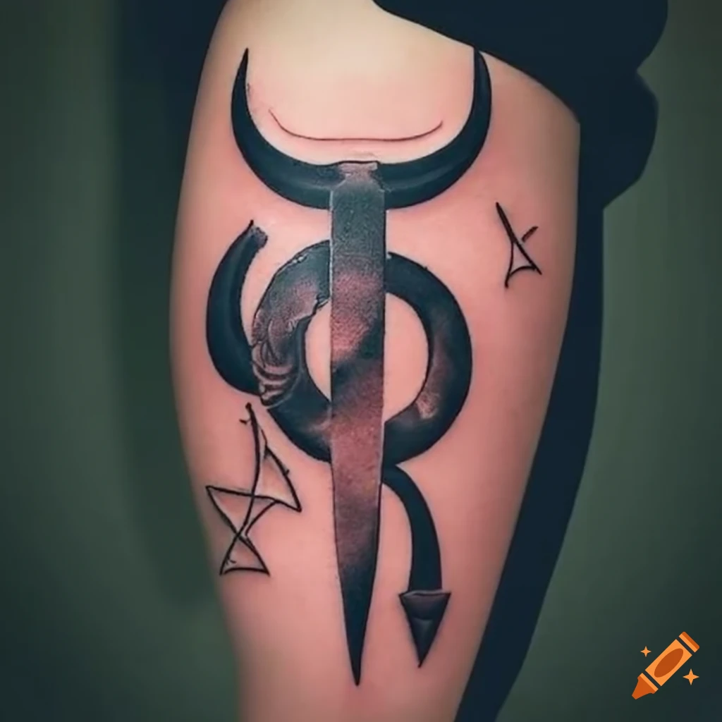 Cancer zodiac sign tattoo design on Craiyon