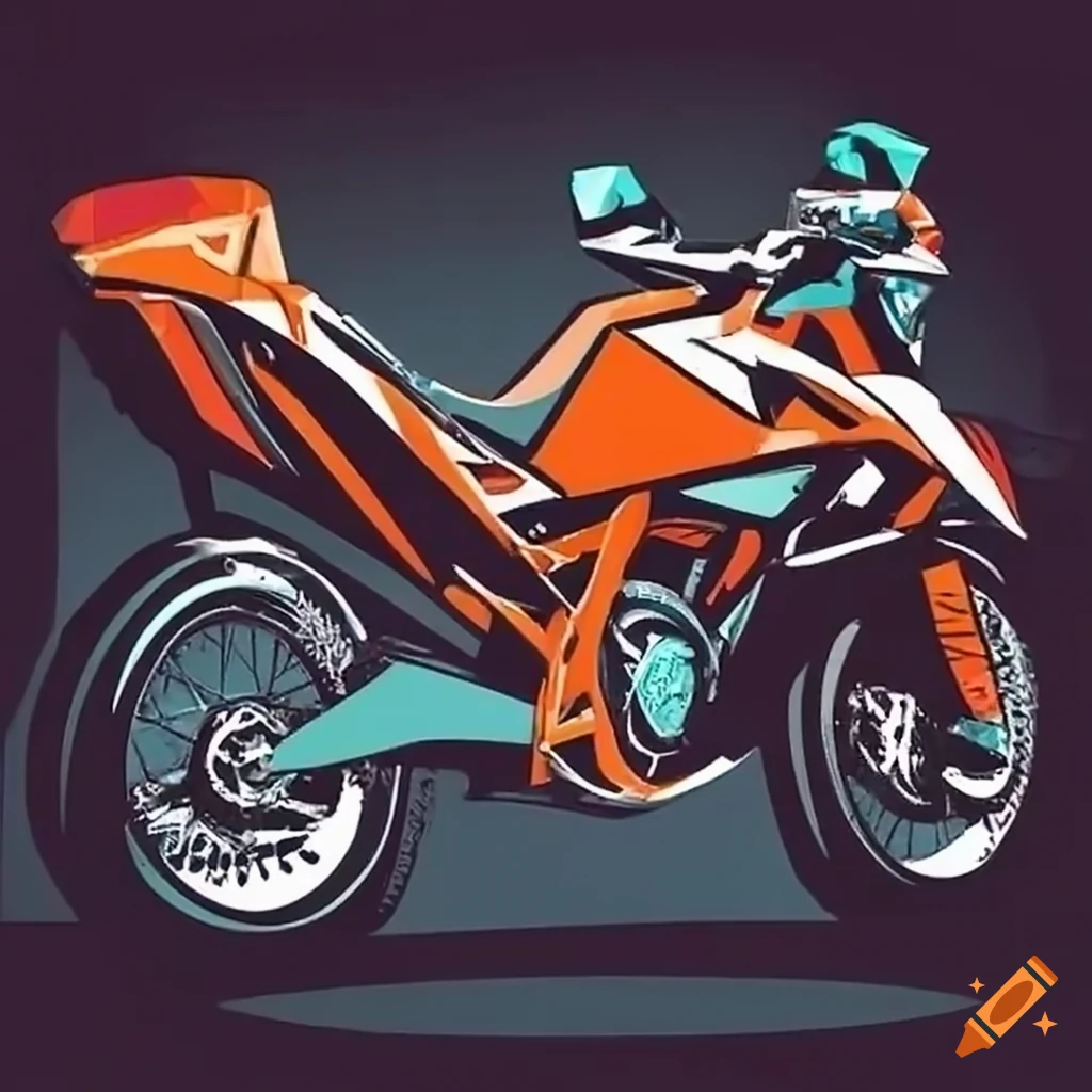 स्वस्तिक से KTM Duke Bike Drawing | Swastik se Drawing KTM Bike | Easy Bike  Drawing - YouTube