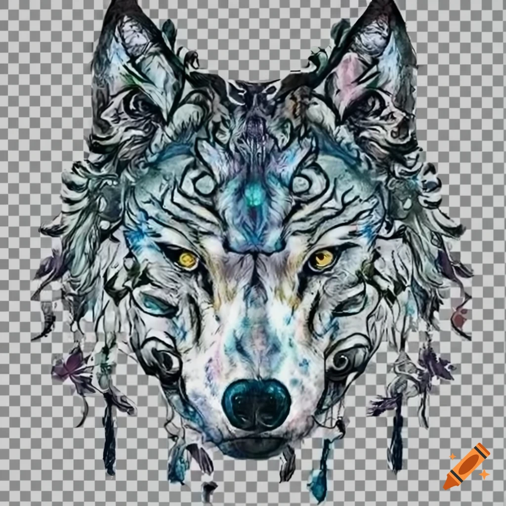 Howling wolf design hi-res stock photography and images - Alamy