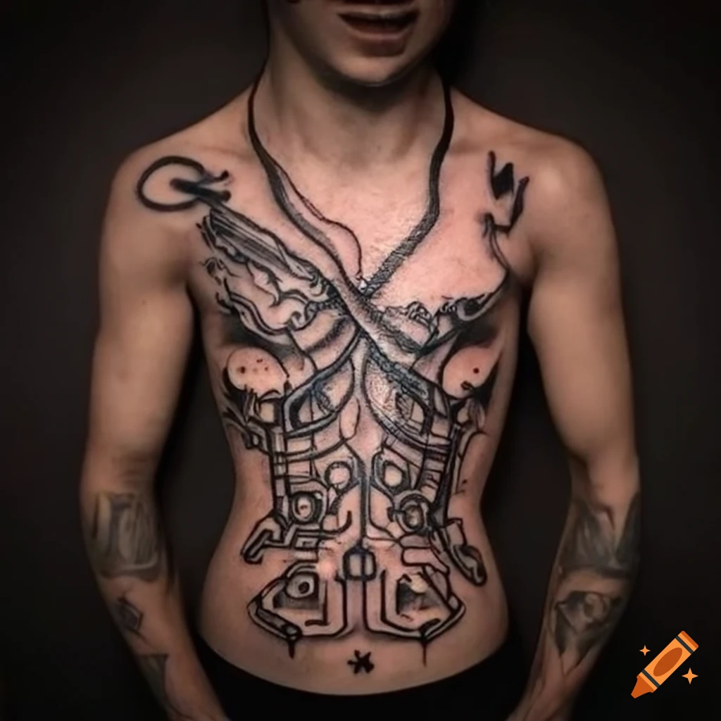 Artist takes inspiration from circuit boards to create futuristic tribal  tattoos | Daniel Swanick