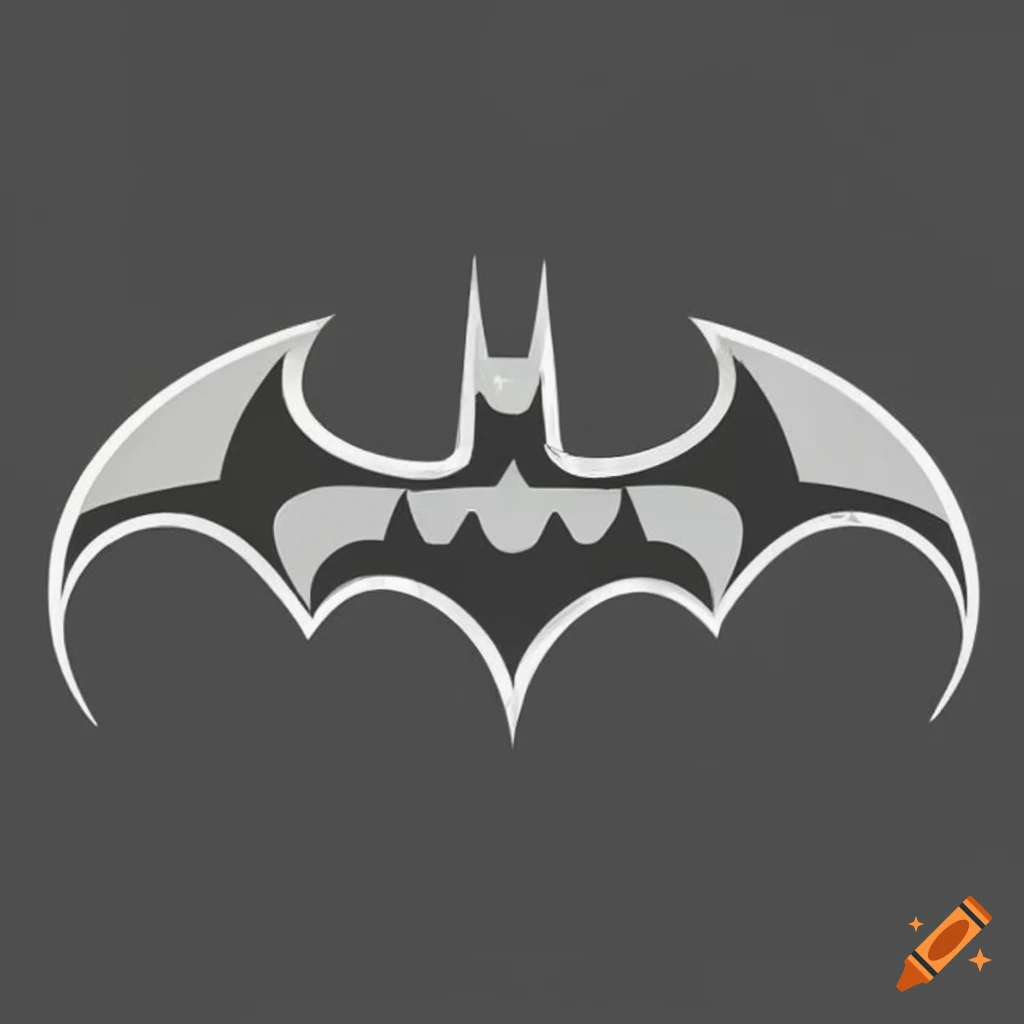 Realistic batman logo on Craiyon