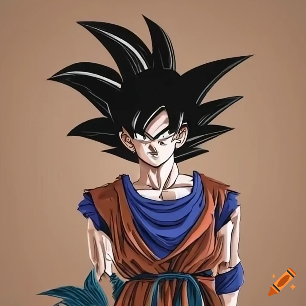 Goku on Craiyon