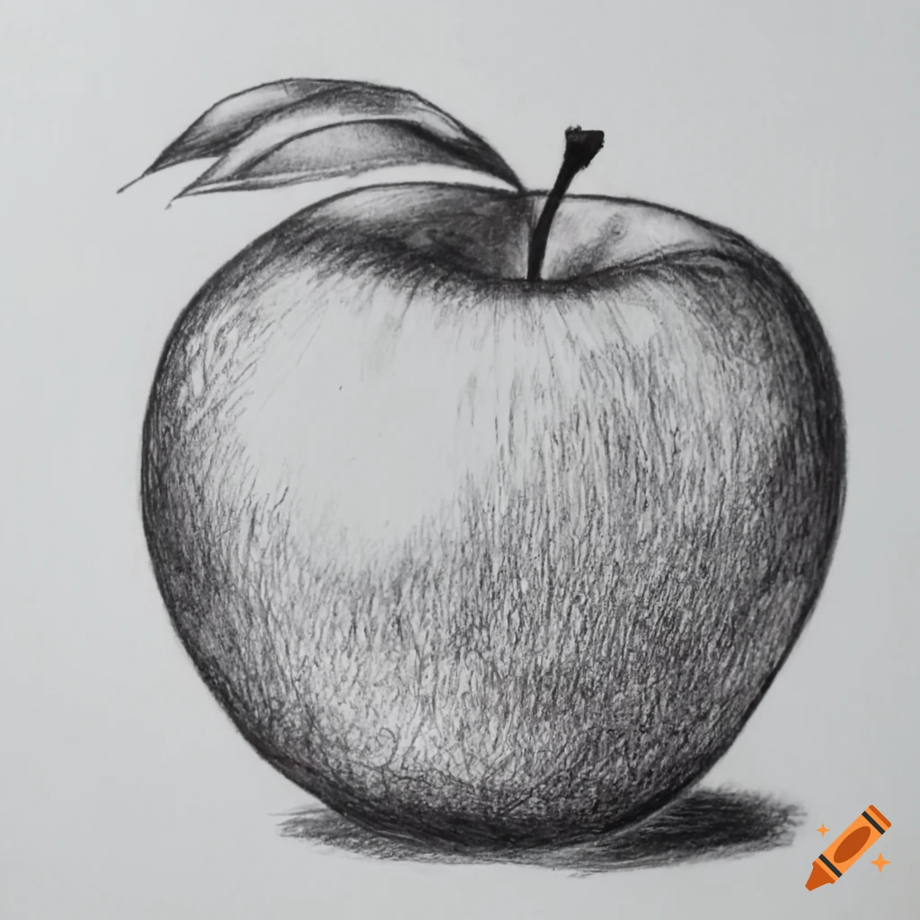 I quite enjoyed the process of drawing the first apple. It was nice to come  back