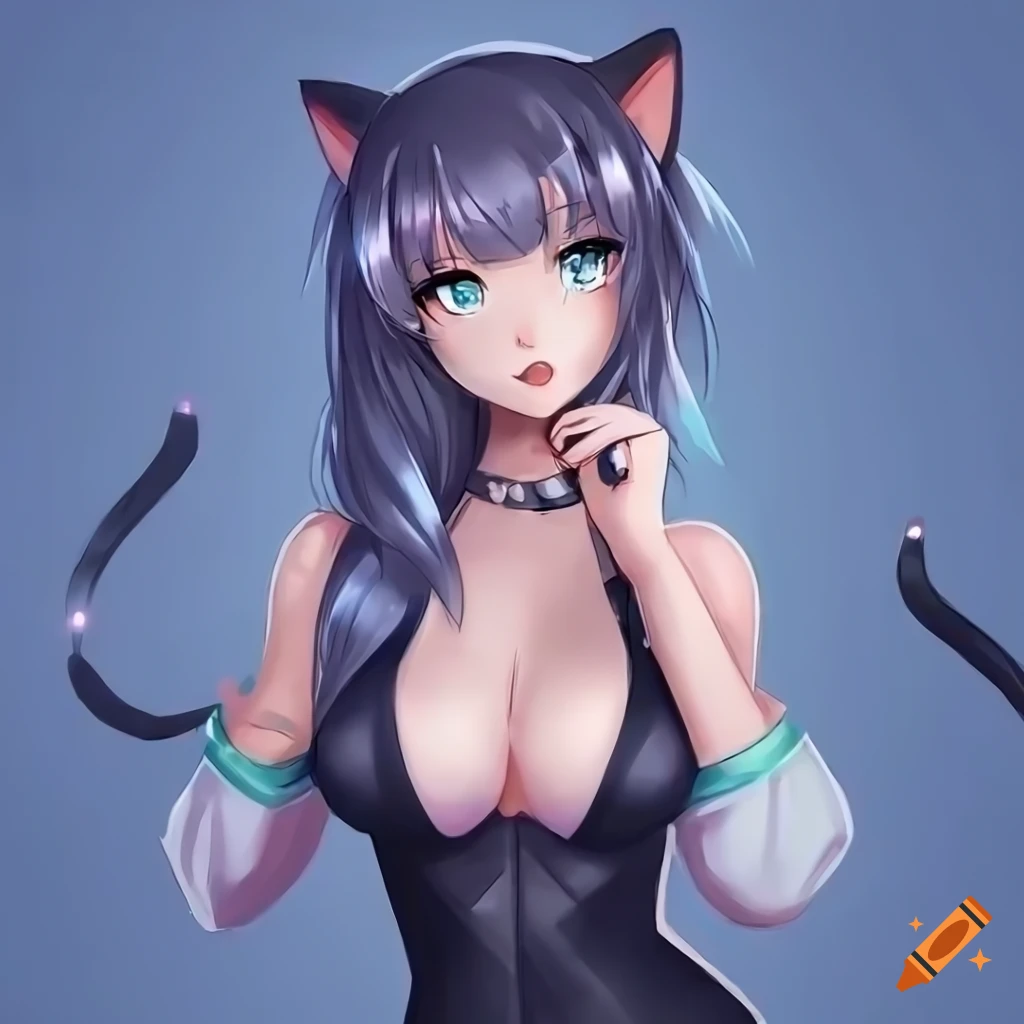 ArtStation - Cute Anime cat Girl