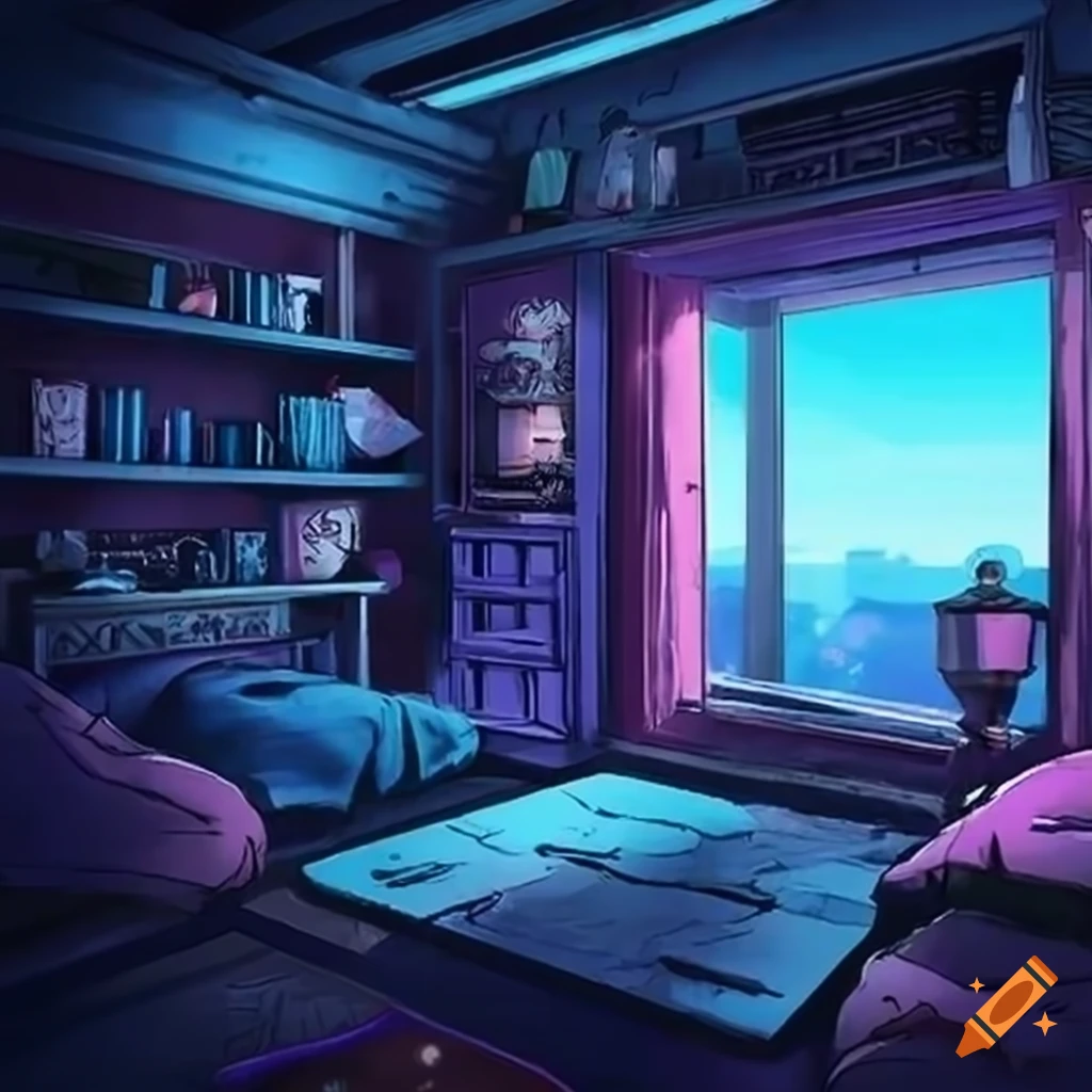anime bedroom with gaming pc - AI Generated Artwork - NightCafe Creator-demhanvico.com.vn