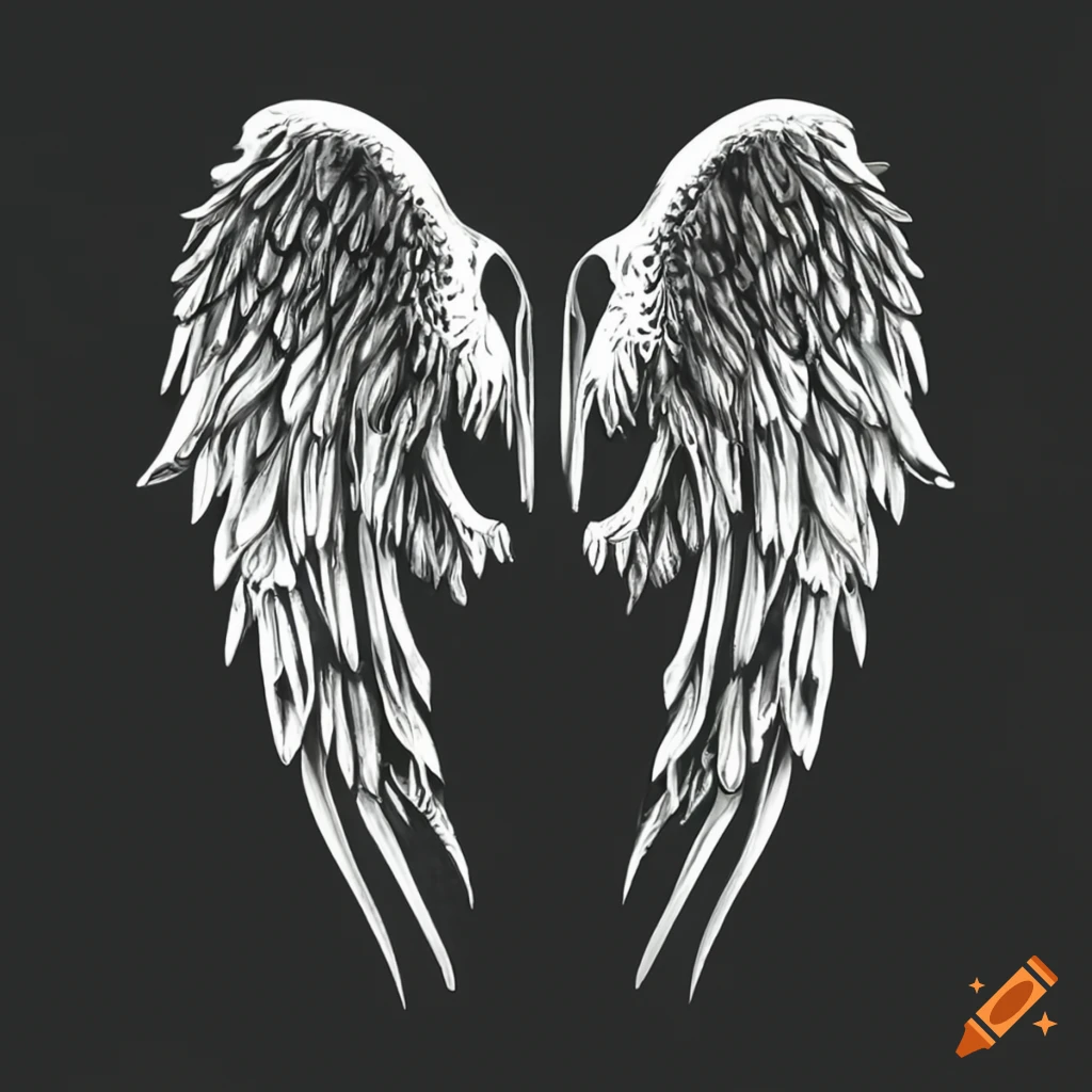 100,000 White angel wings Vector Images | Depositphotos