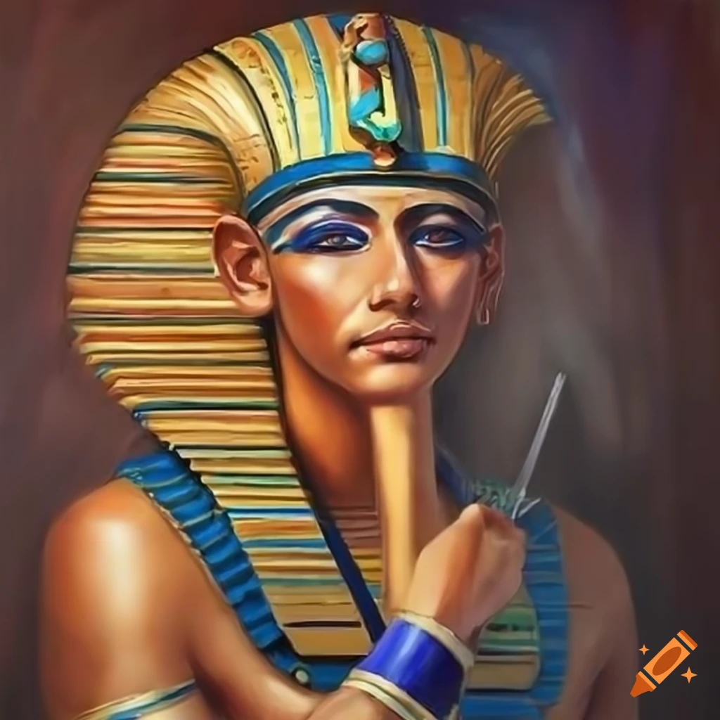 Egyptian Heka god Of Magic Male Modern Realistic Style