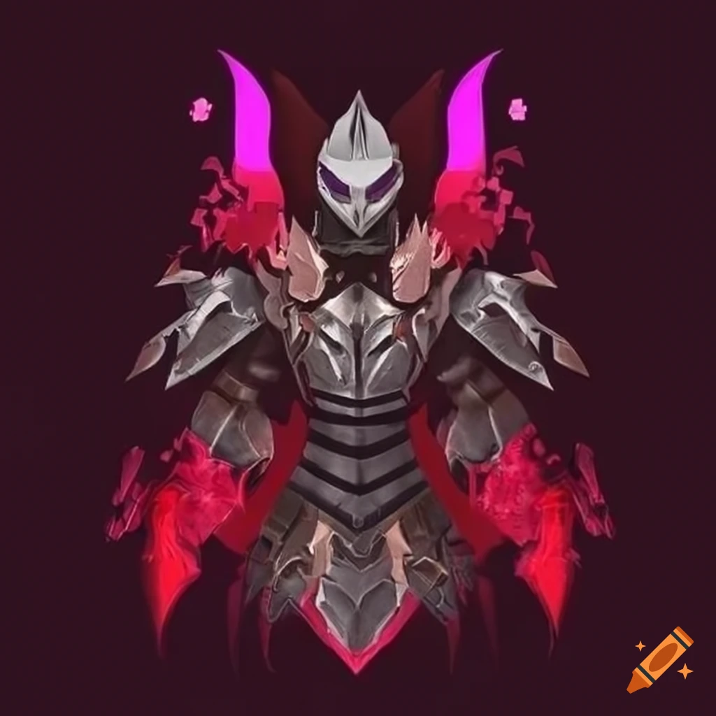 Voidserpent godslayer armor set on Craiyon