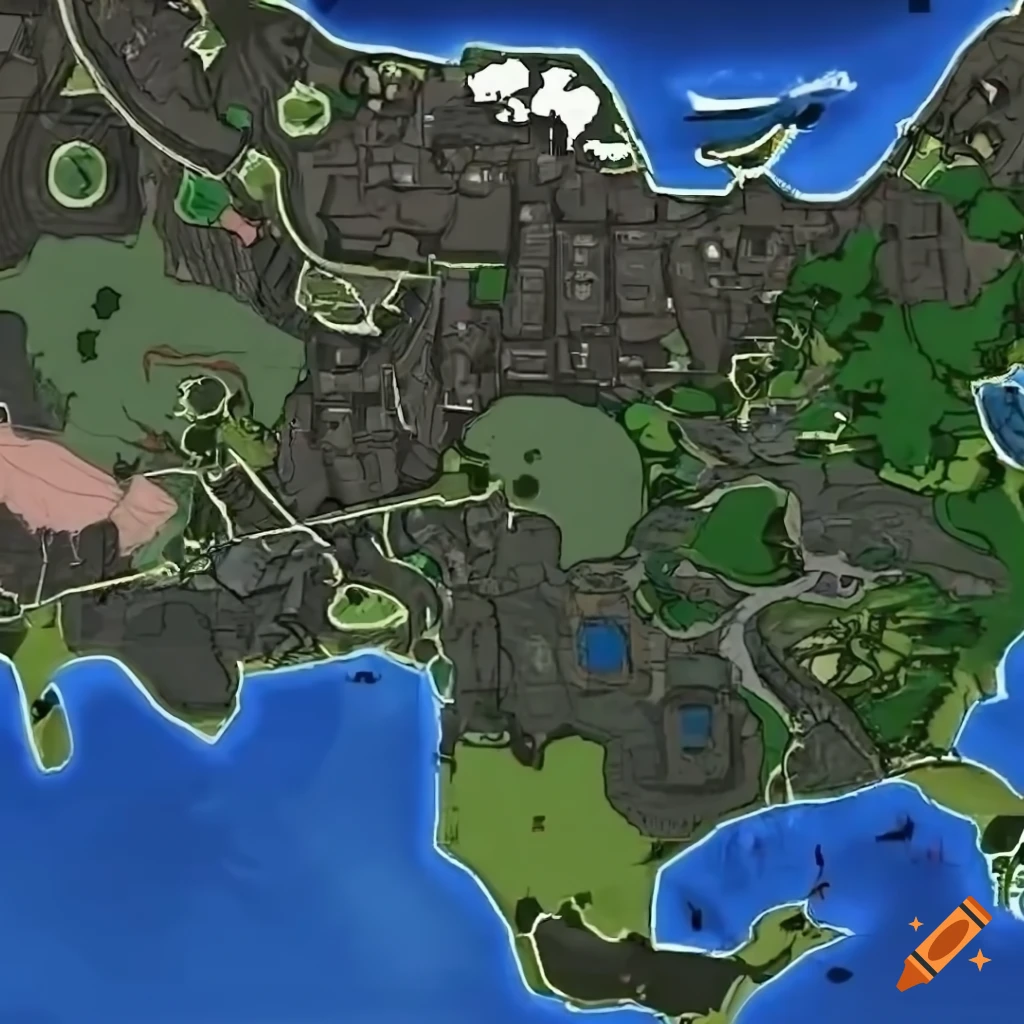 GTA 6 Official Map (UPDATED 2023) 