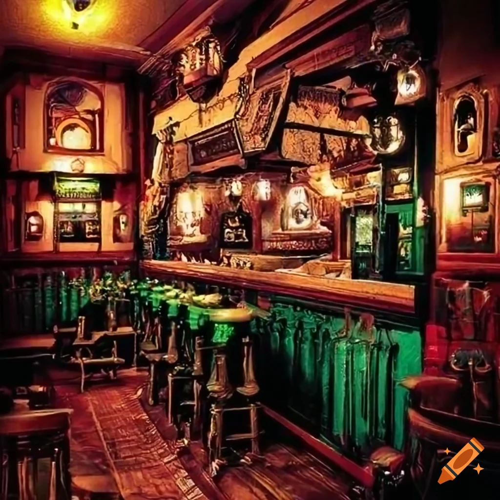 Irish pub on Craiyon