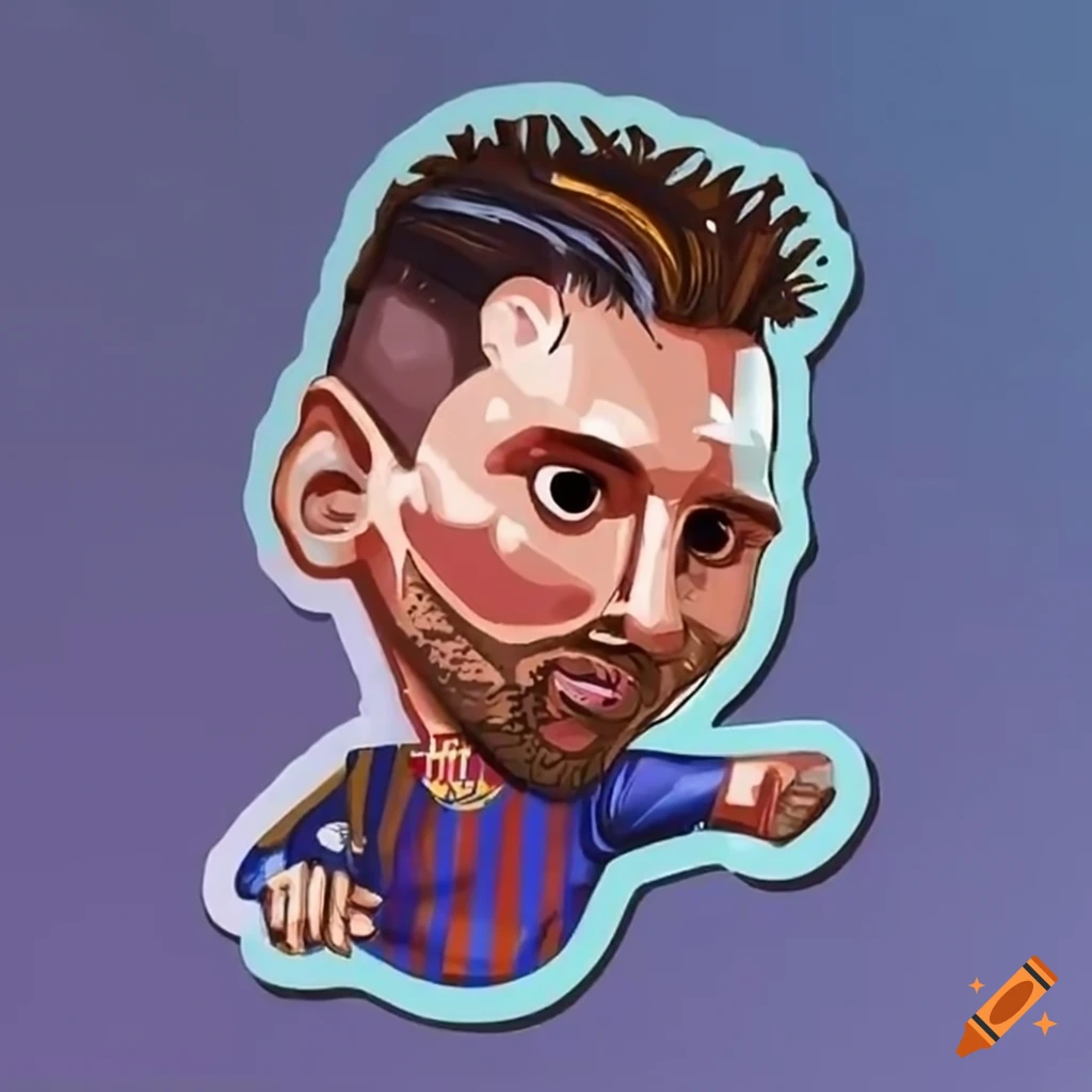 Lionel Messi Cartoon Style Wallpapers - Free Sports Wallpapers HD