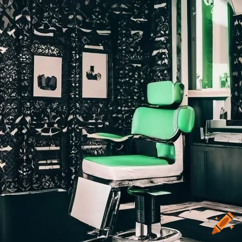 Modern Barber Shop Interior