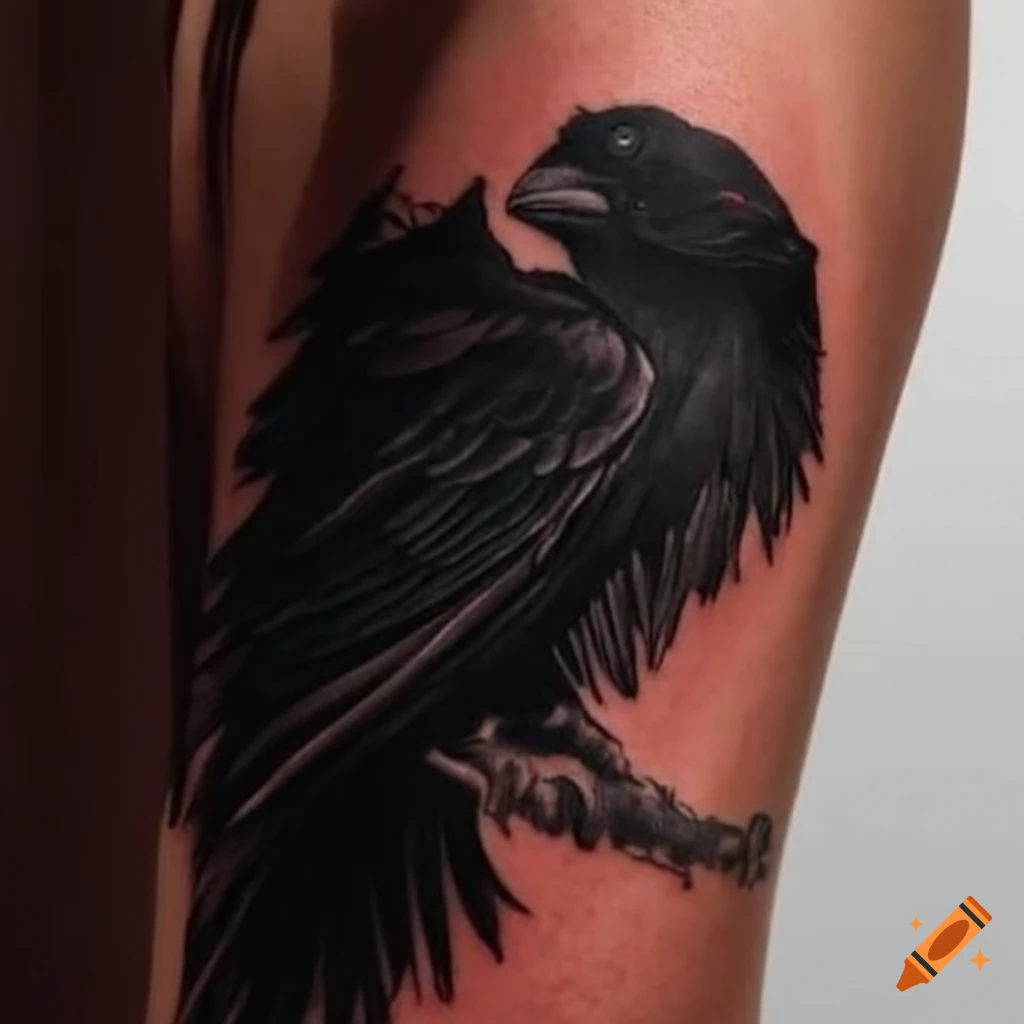 Small Forearm Raven Tattoo | Raven tattoo, Tattoo designs, Tattoos