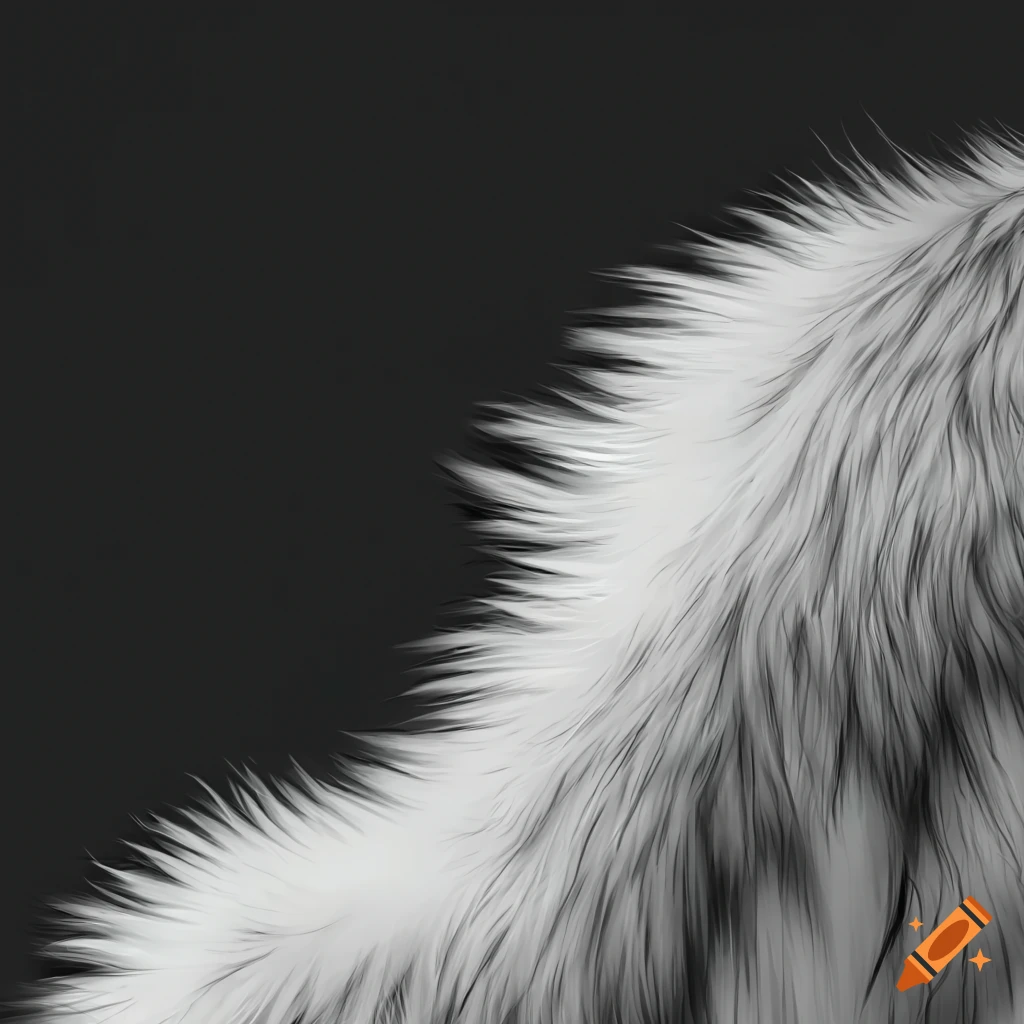 Texture Plate - Wolf Fur