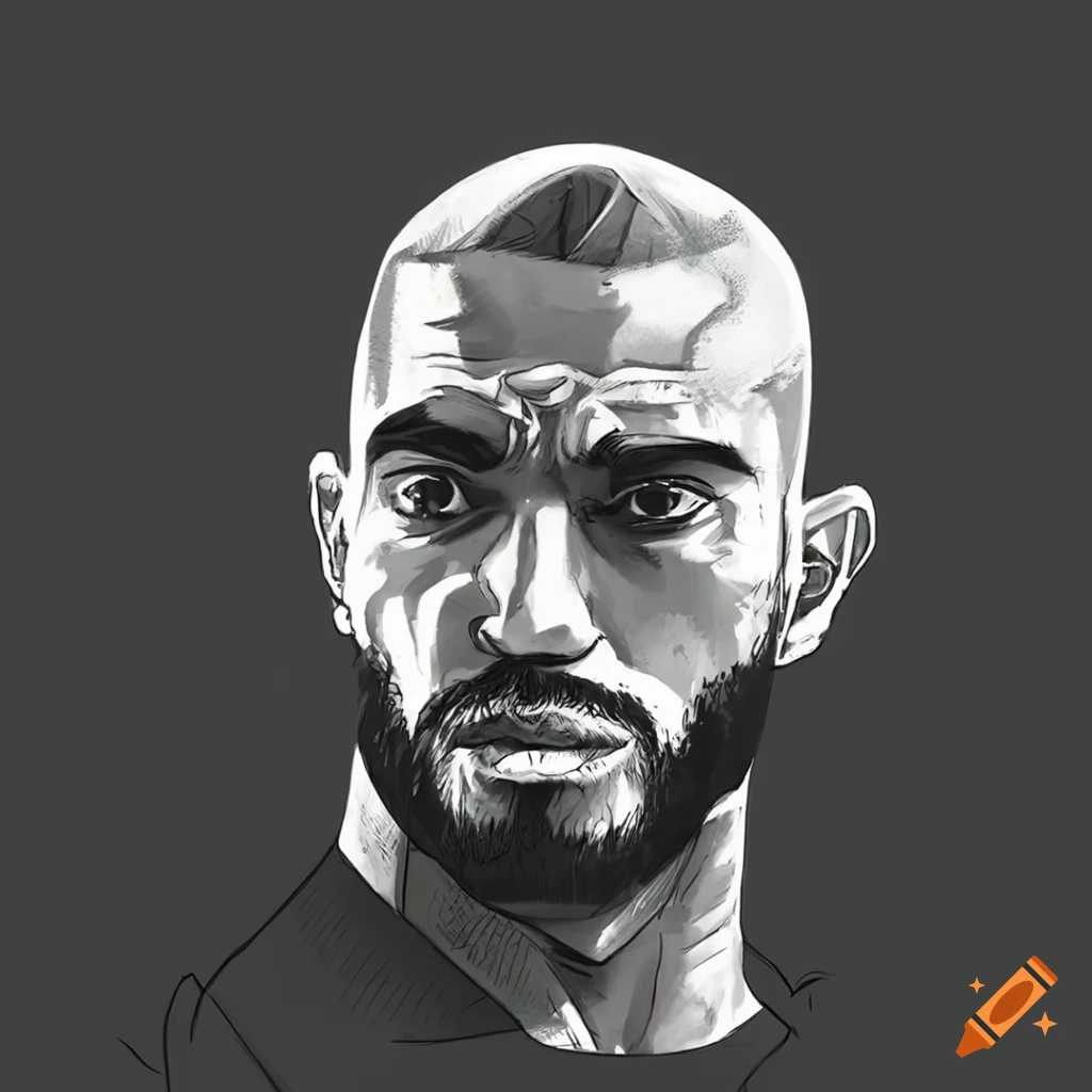 Andrew tate cartoon 4k on Craiyon