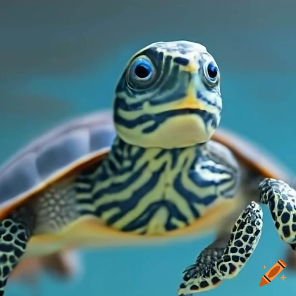 smiling sea turtle