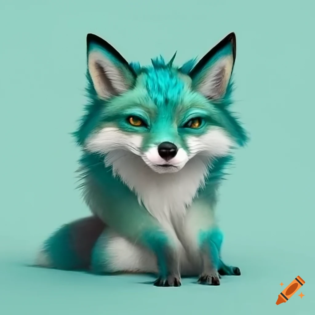 Teal Fox Leggings Teal Fox Leggings