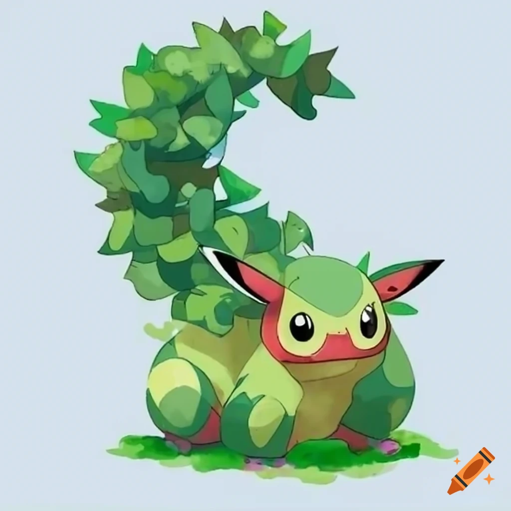 Bushstep a bush pokemon that walks on 4 feet
