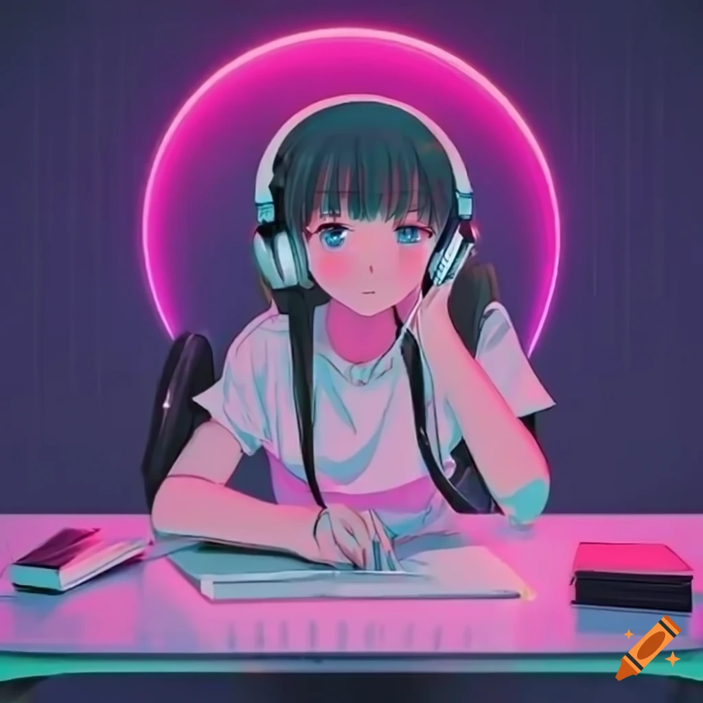 Anime boy wearing headphones Wallpapers Download | MobCup-demhanvico.com.vn