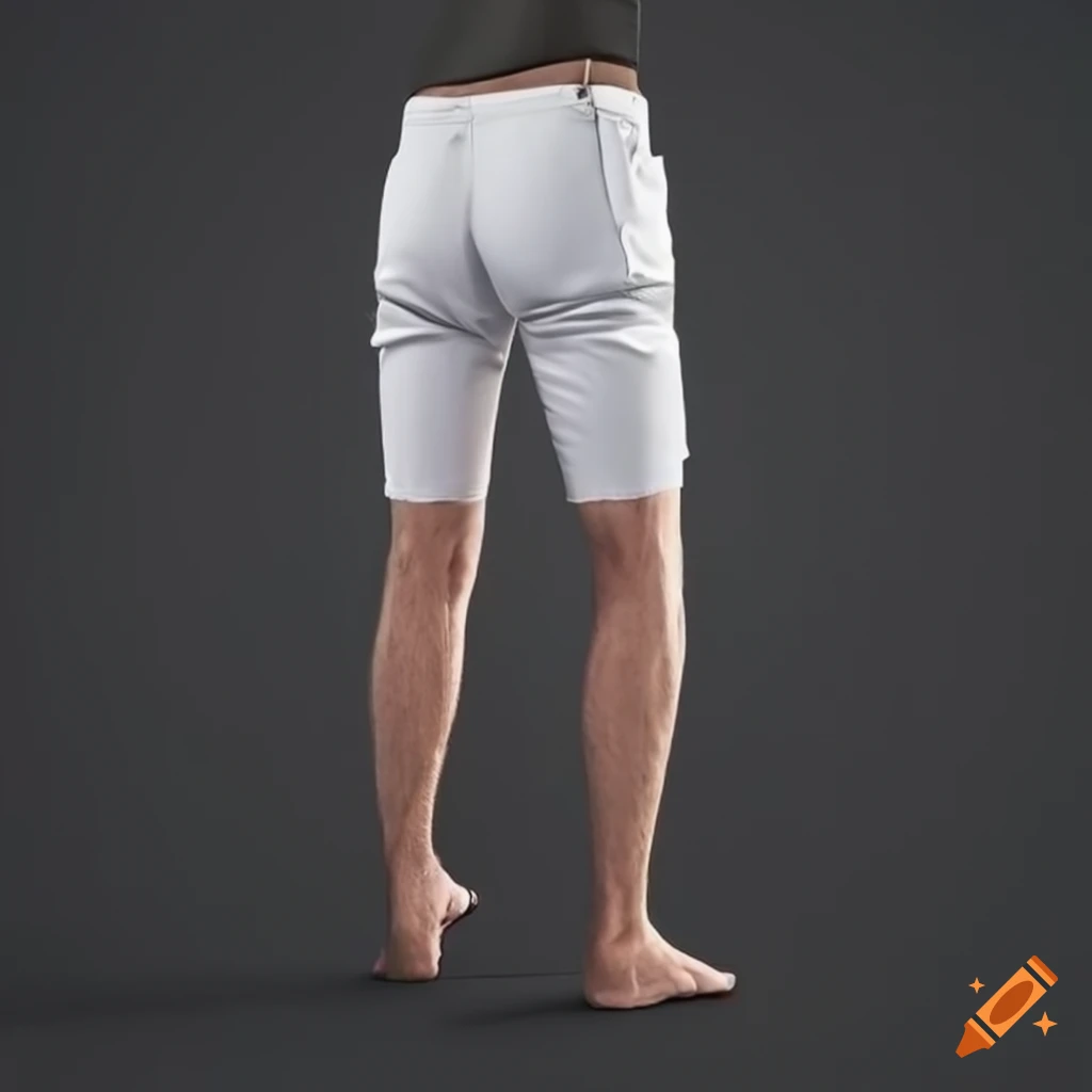Buy White Color Block Shorts at Low Price - GIYSI