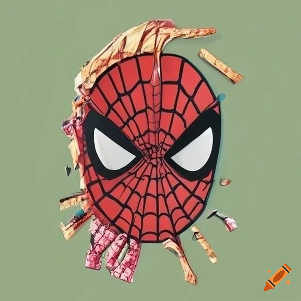 Spider-man themed rolling papers on Craiyon