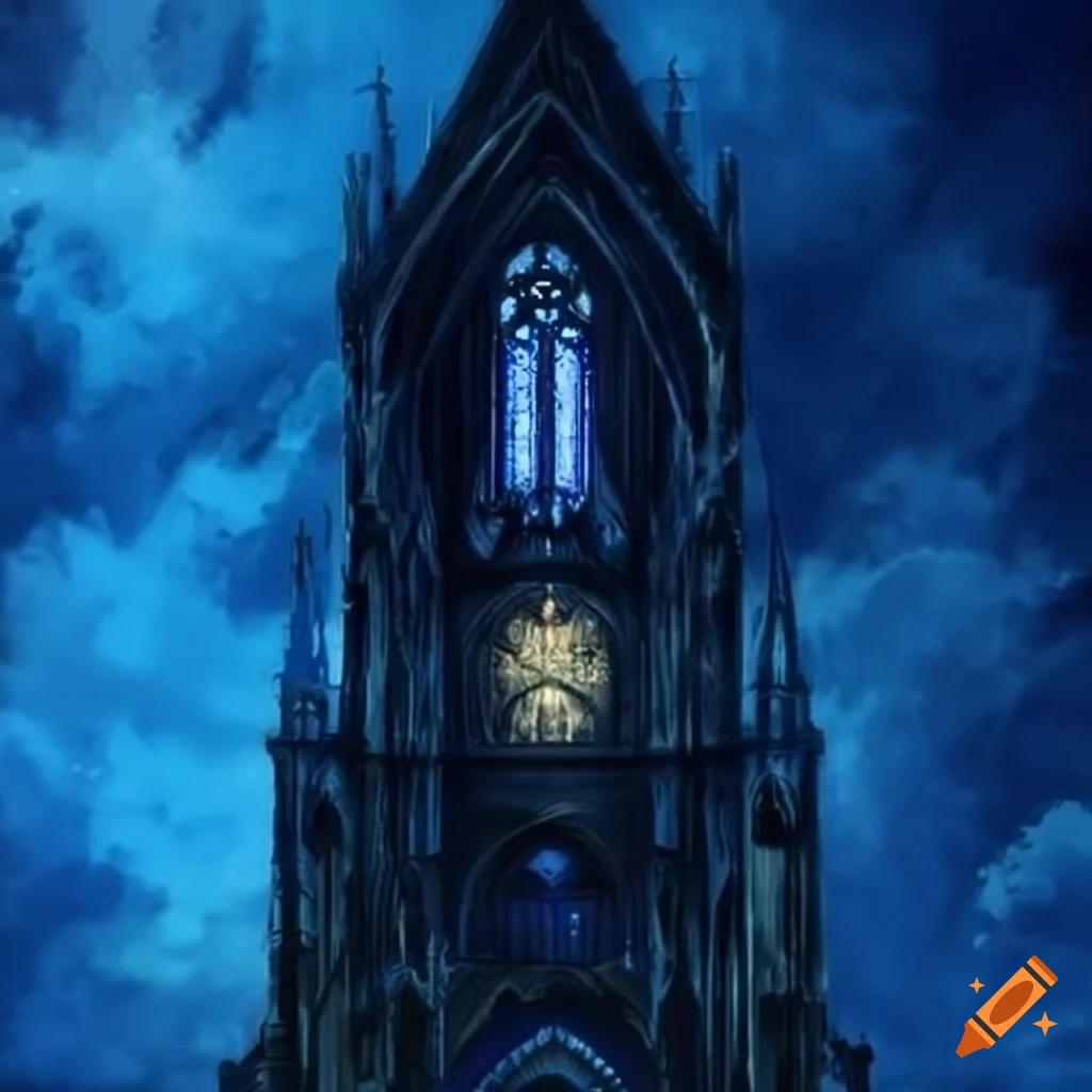 Anime Landscape: Evil Church (Anime Background), HD wallpaper | Peakpx