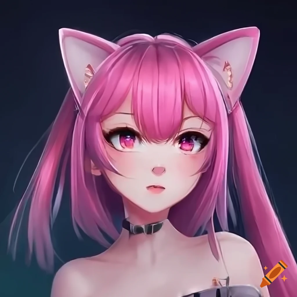 a real life photo of a cute cat girl, high resolution